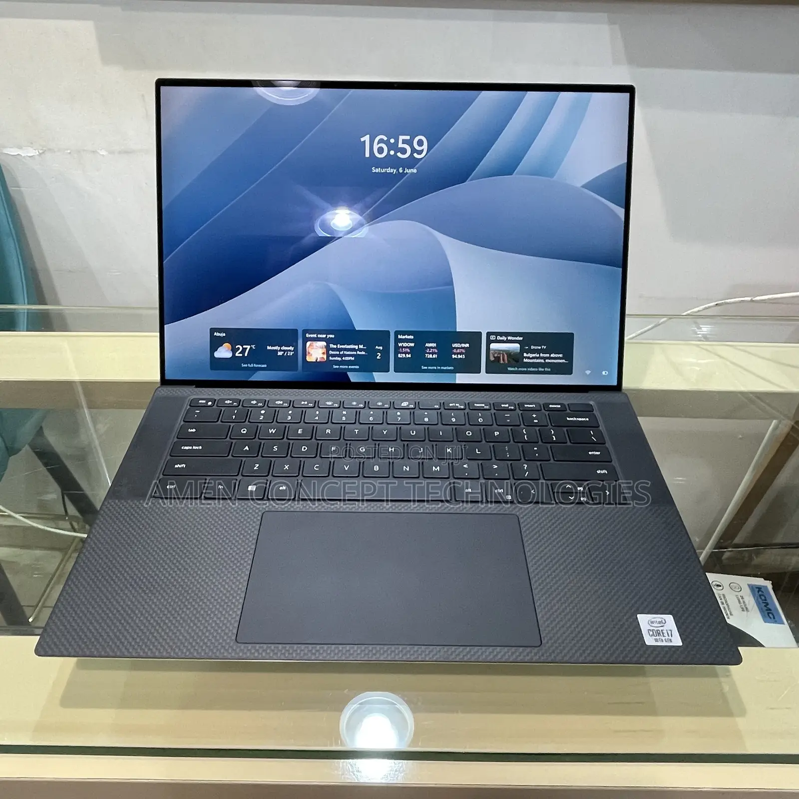 Laptop Dell XPS 15 9500 16GB Intel Core i7 SSD 512GB