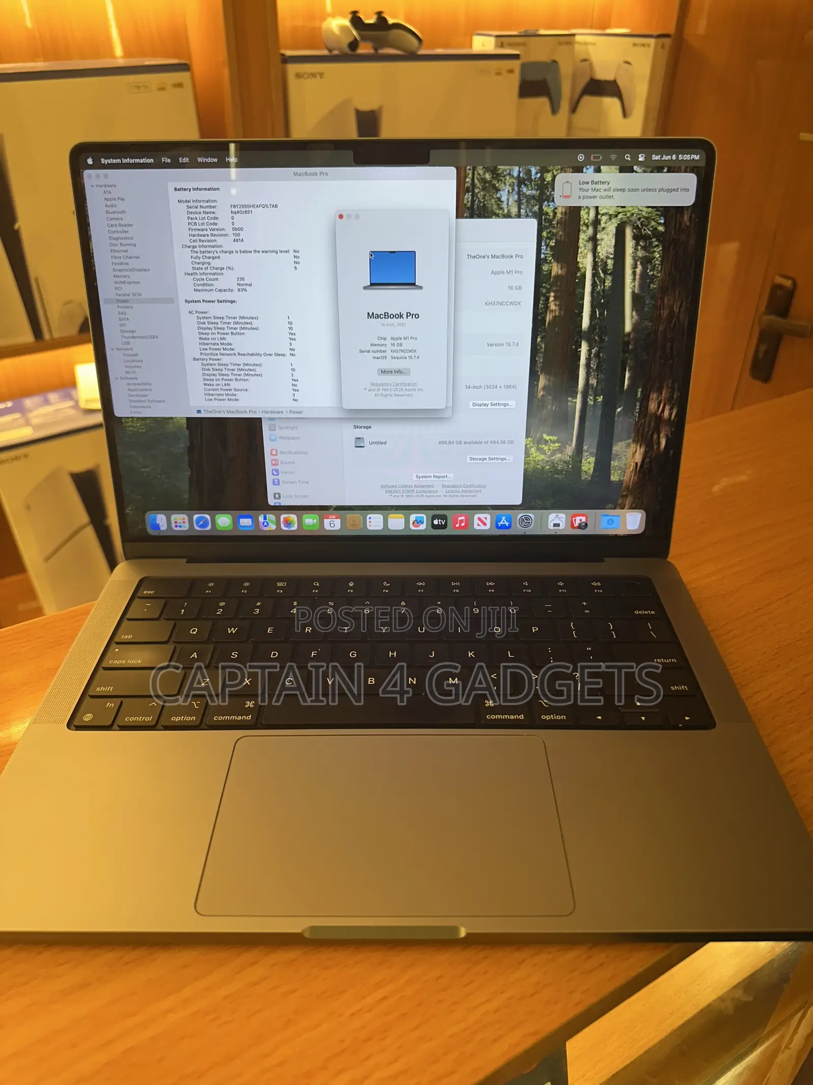 Laptop Apple MacBook Pro 2021 M1 16GB Apple M1 SSD 512GB