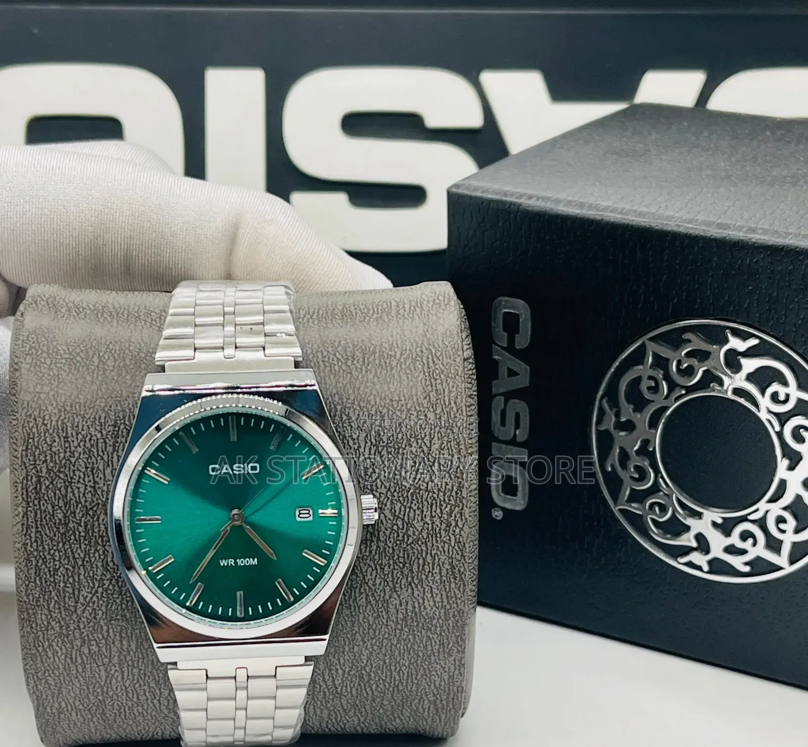 Presidential Casio Analog Wristwatch With Branded Casio Box