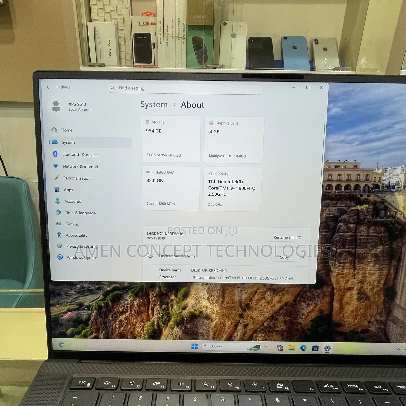 Laptop Dell XPS 15 9510 32GB Intel Core i9 SSD 1T