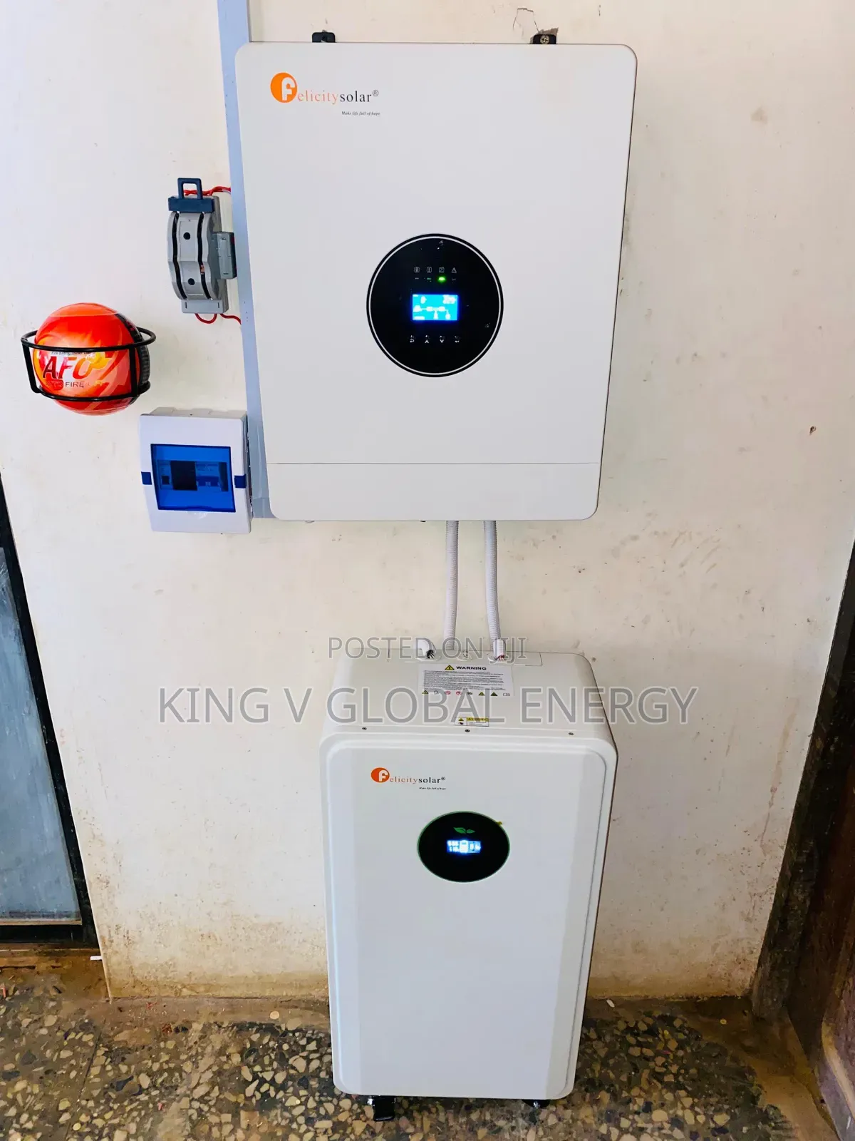 Felicity 12kva/48v Inverter+15kwh/48v Lithium Batteries Solar System