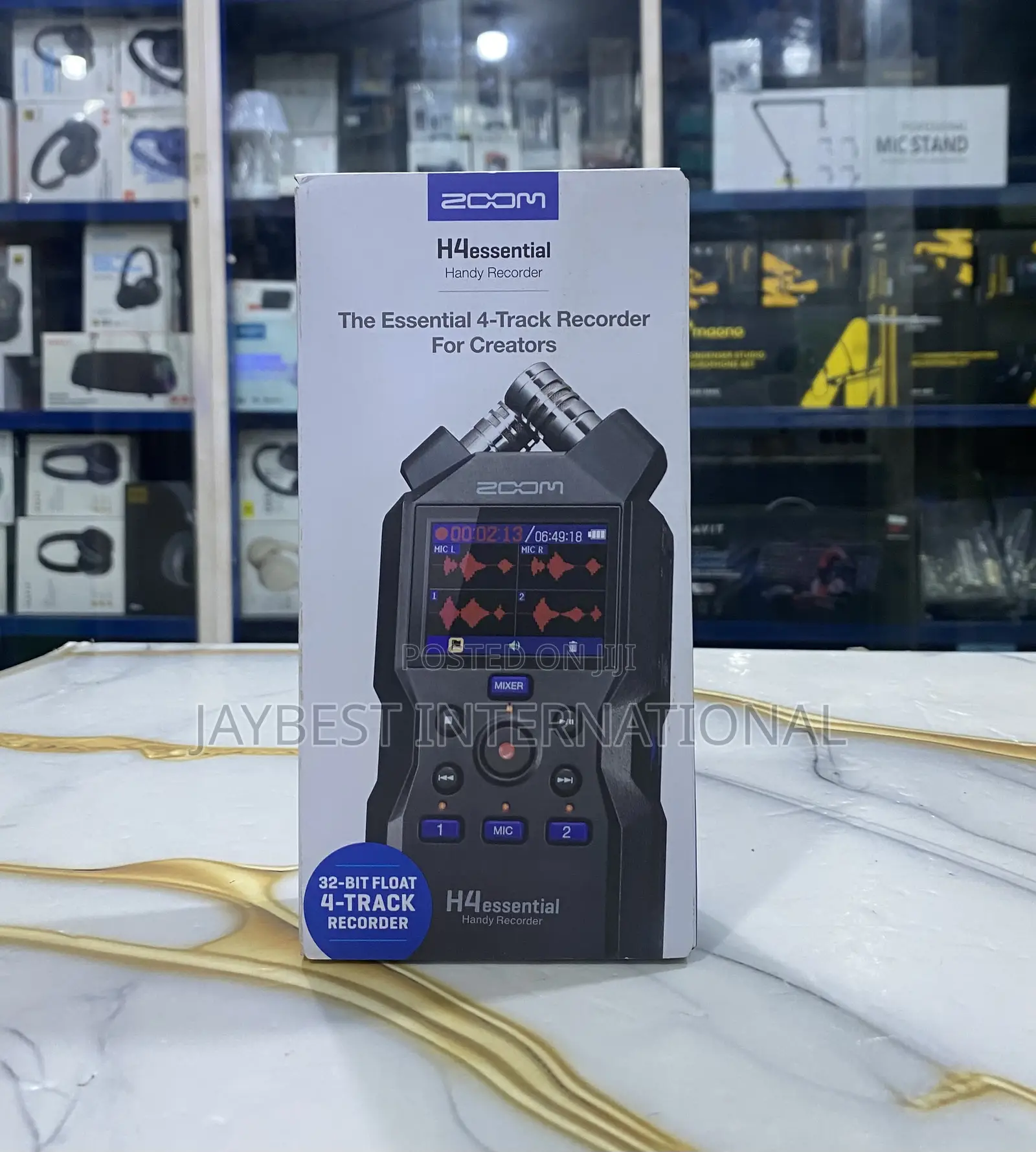 Zoom H4essential 4-Track 32-Bit Float Portable Audio Recorder