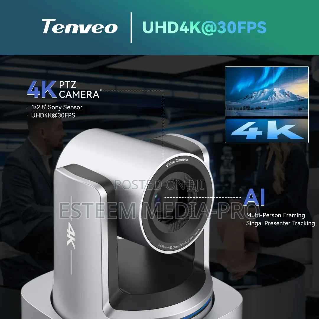 Tenveo Tevo-Ez3h PTZ 3x Video Conferencing Streaming Camera