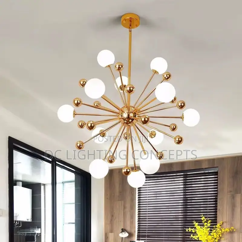 Modern Luxury Indoor Tree Branch Metal Hanging Chandelier