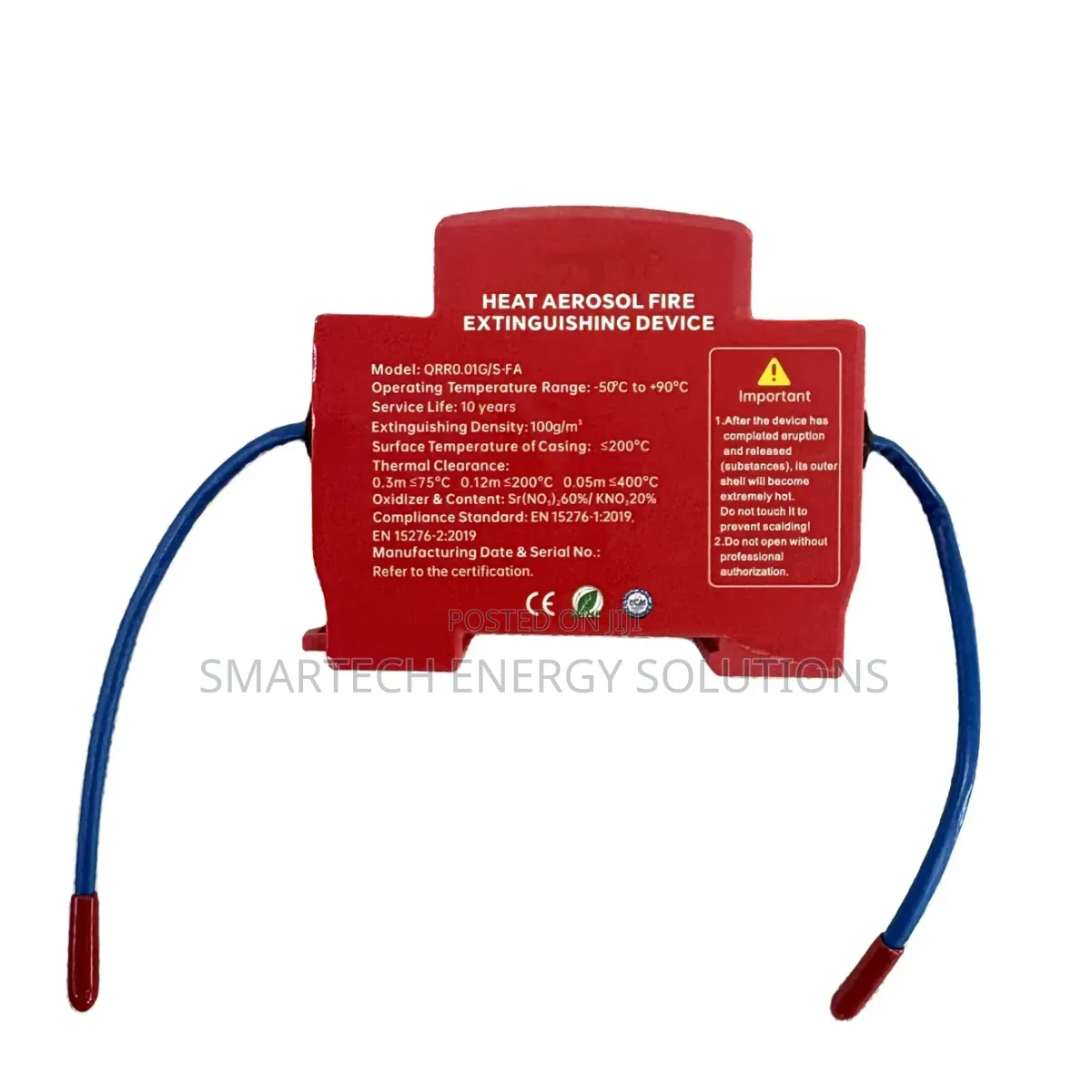 Auto Aerosol Fire Suppression Device Din-Rail for Distribution Cabinet