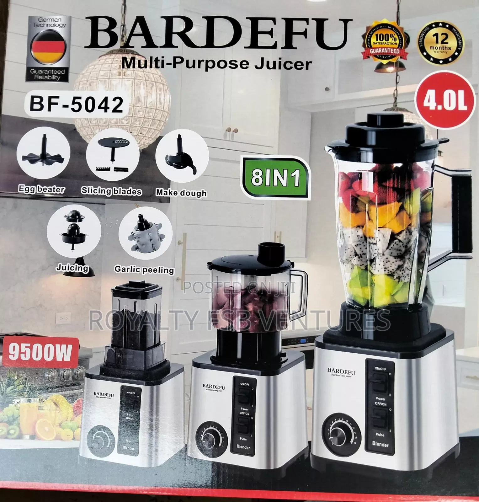 Bardefu 8 in 1 Blender