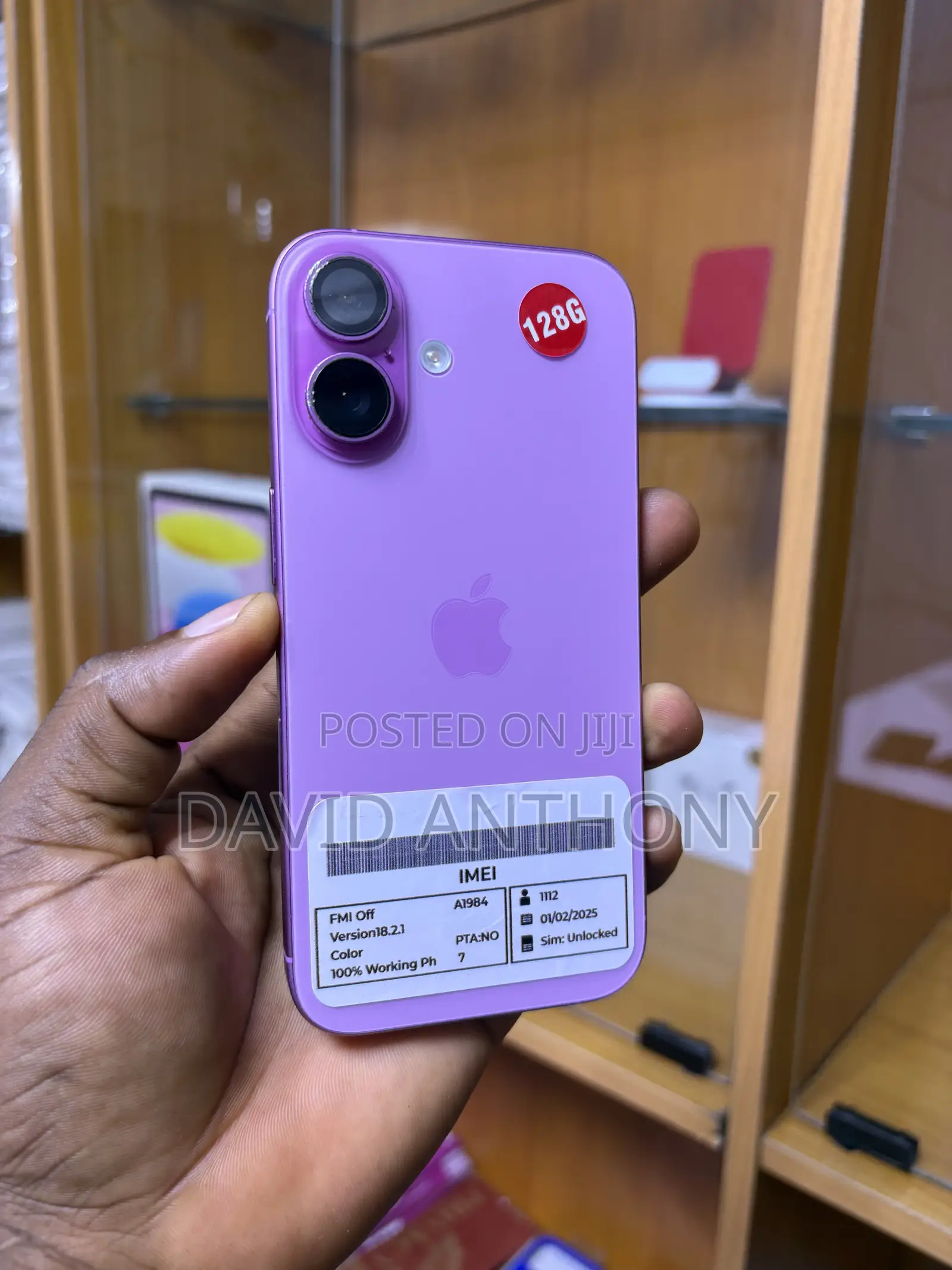 Apple iPhone 16 128 GB Pink