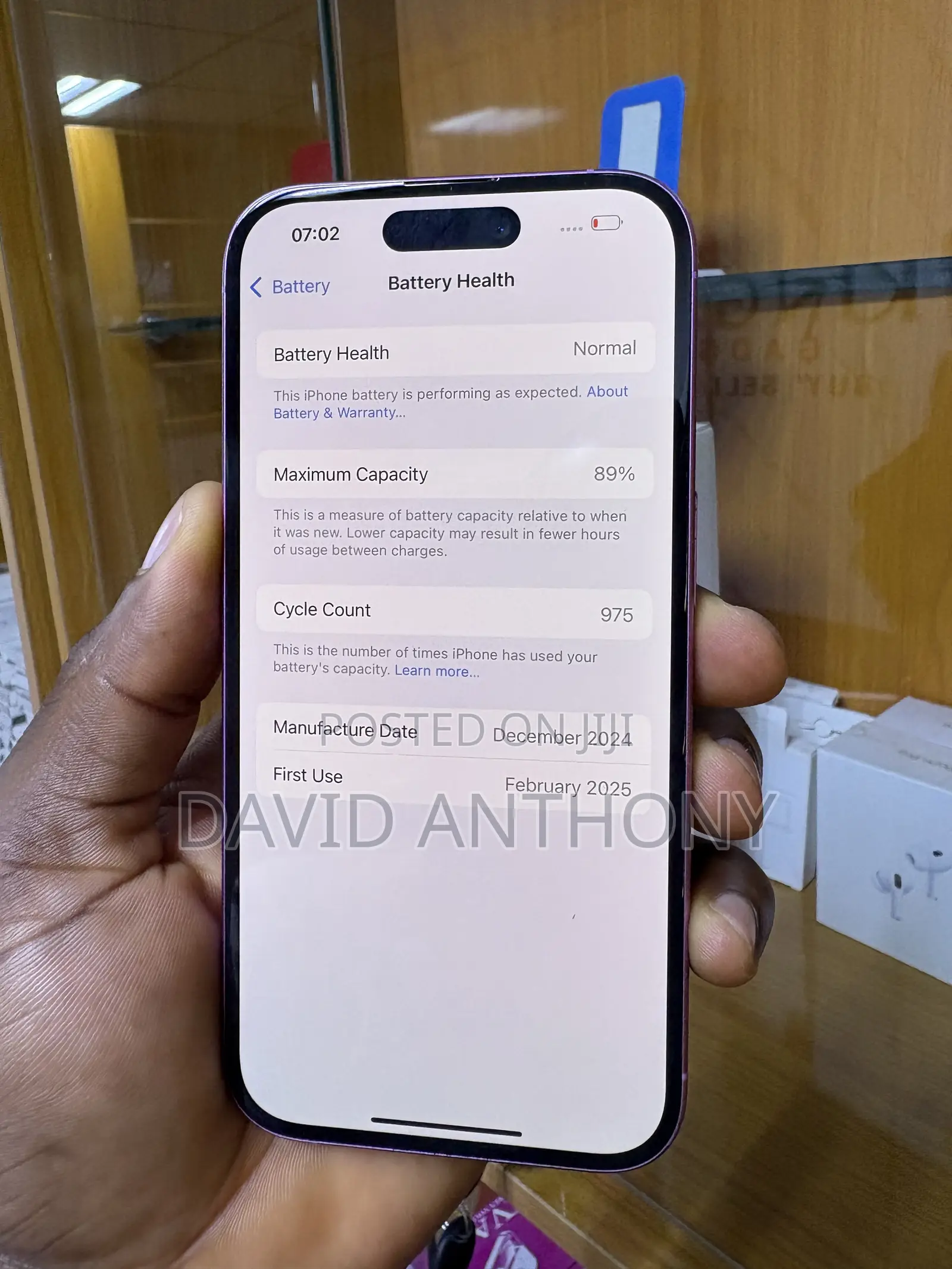 Apple iPhone 16 128 GB Pink