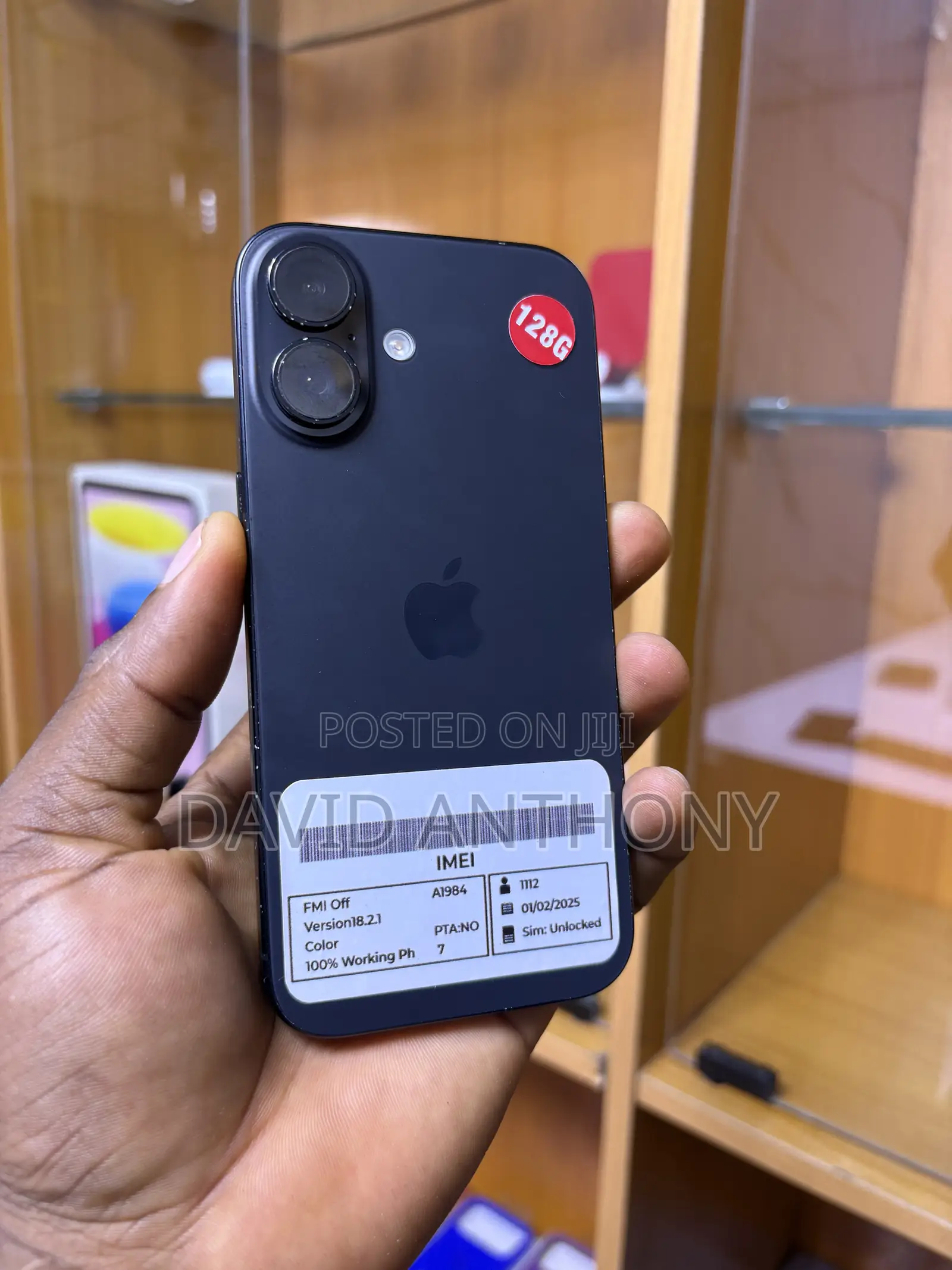 Apple iPhone 16 128 GB Black