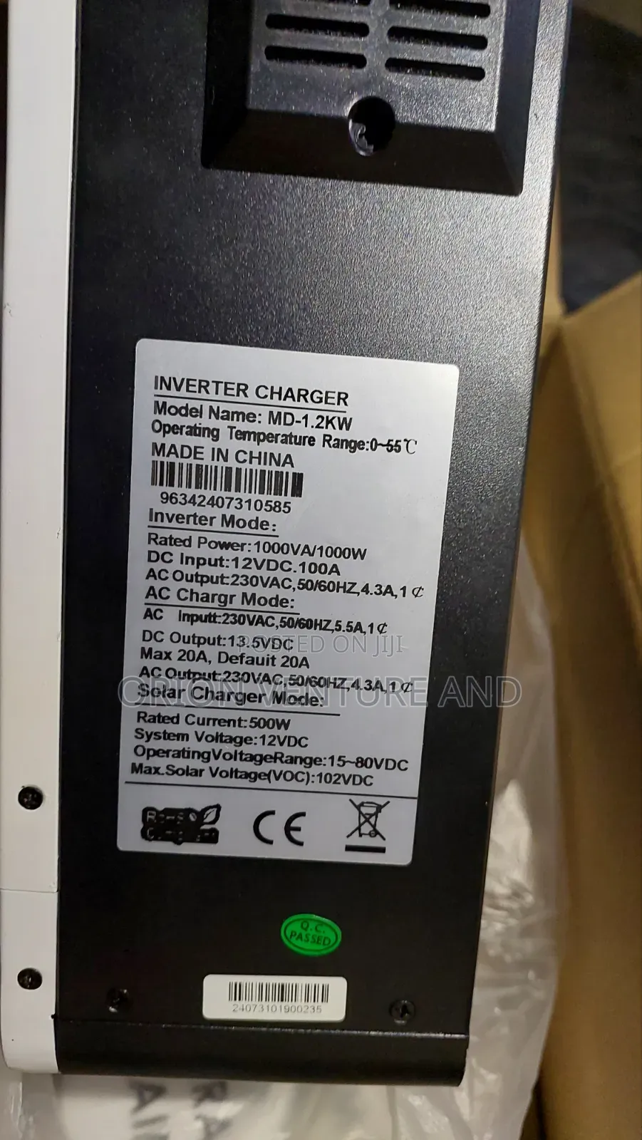 1.2kw 12v Hybrid Inverter