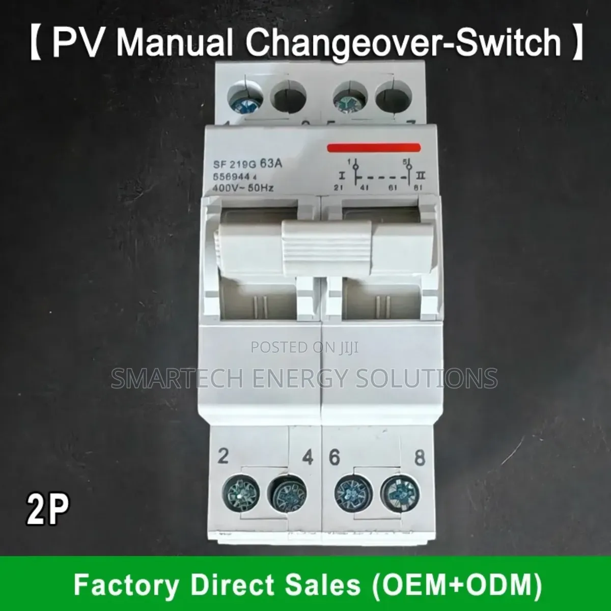 63a Solar Pv System Changeover MTS Dual Switch Circuit Breaker MCB