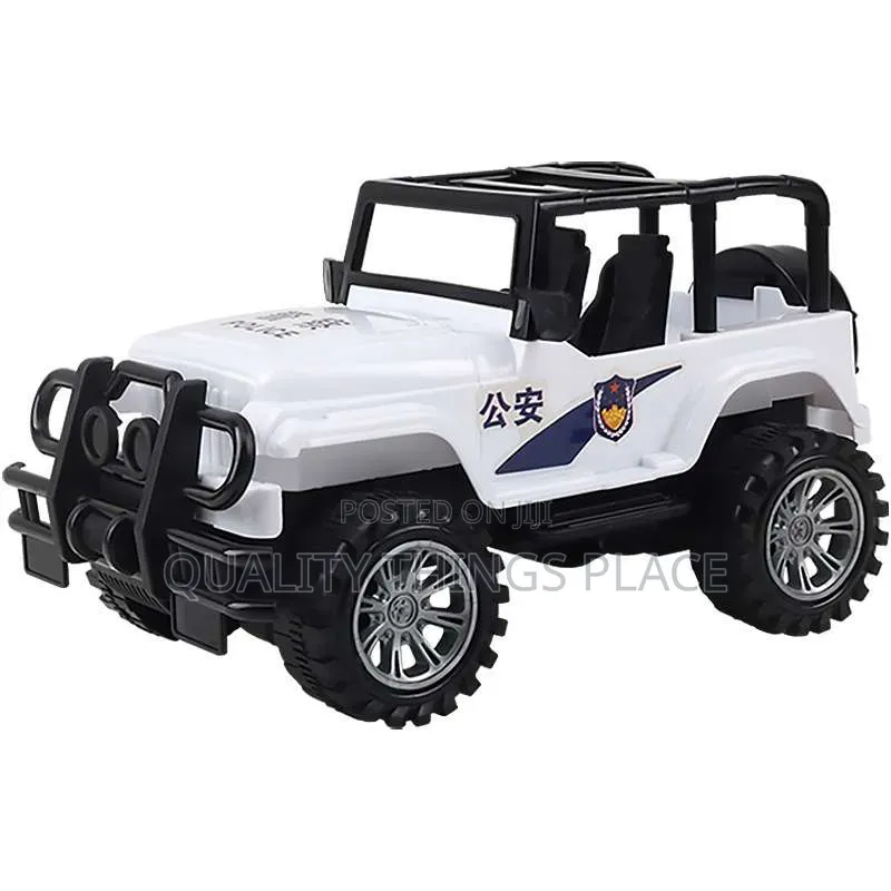 23cm Large Inertia Off-Road Vehicle Police Children's Toy Car
