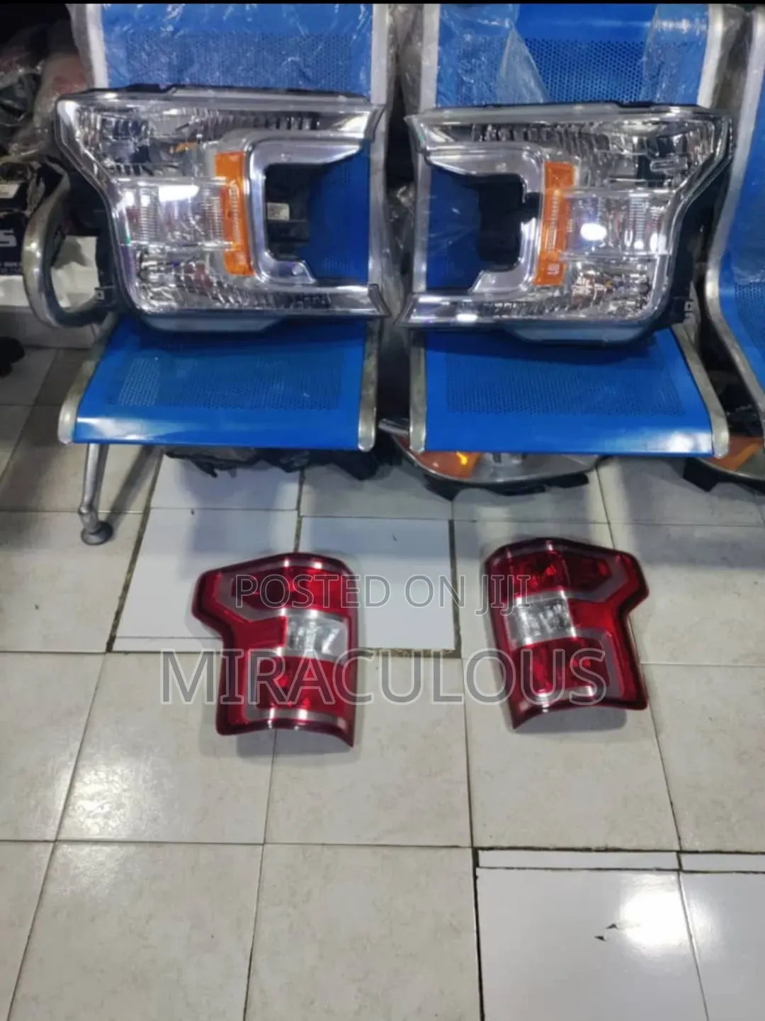 Headlight and Backlight Ford F 150 2018 Model