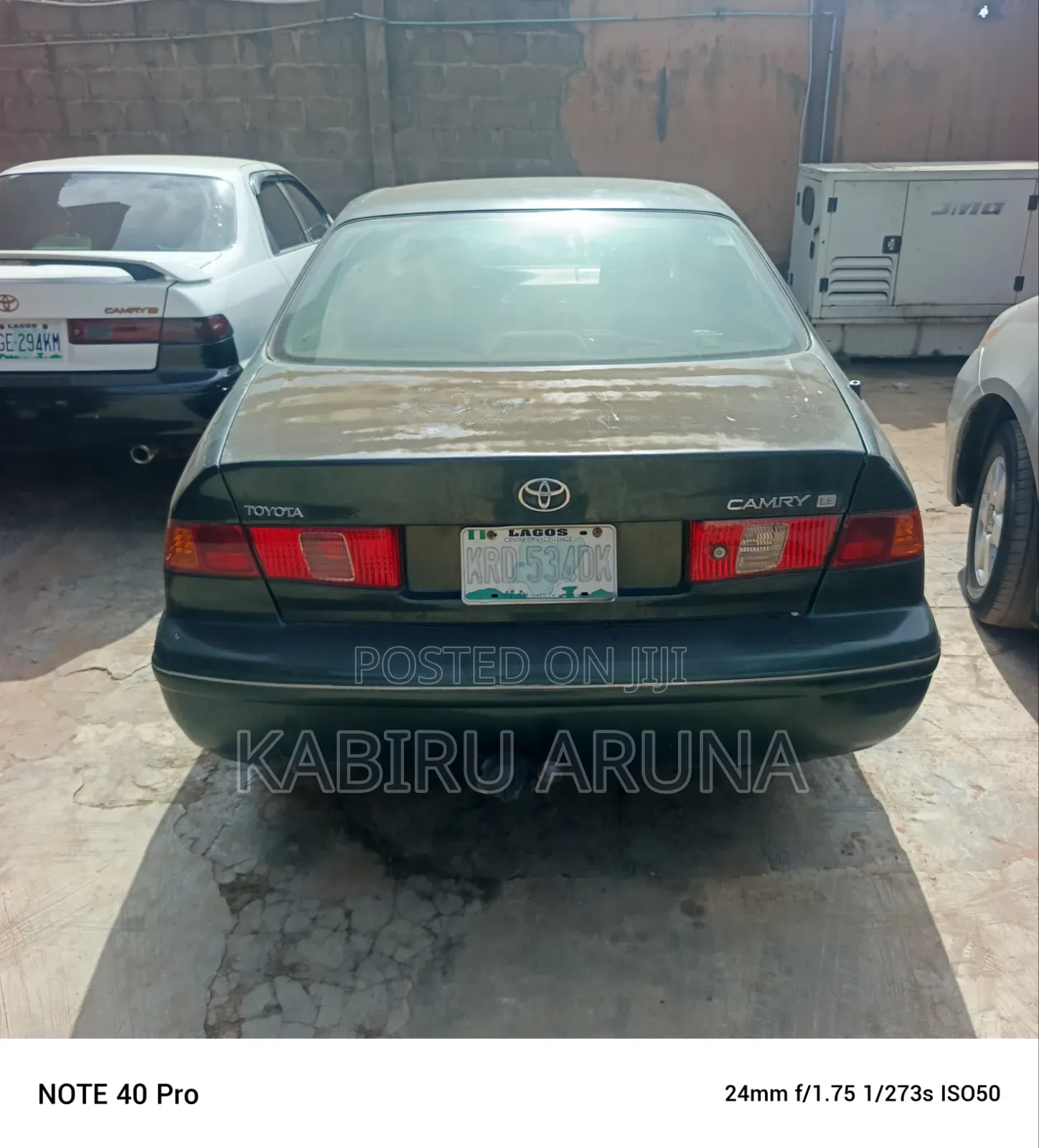 Toyota Camry 2001 Green