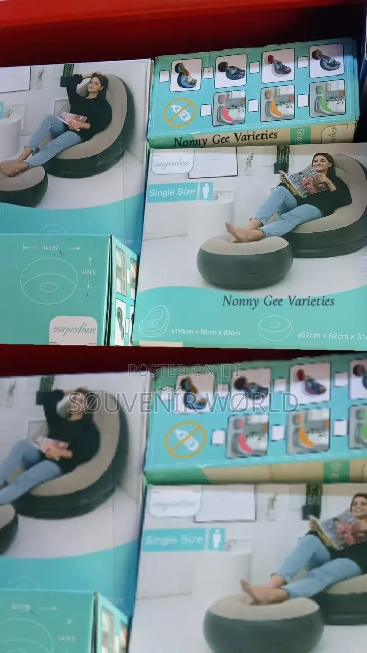 Inflatable Sofa With Leg Rest (Electric Pump)