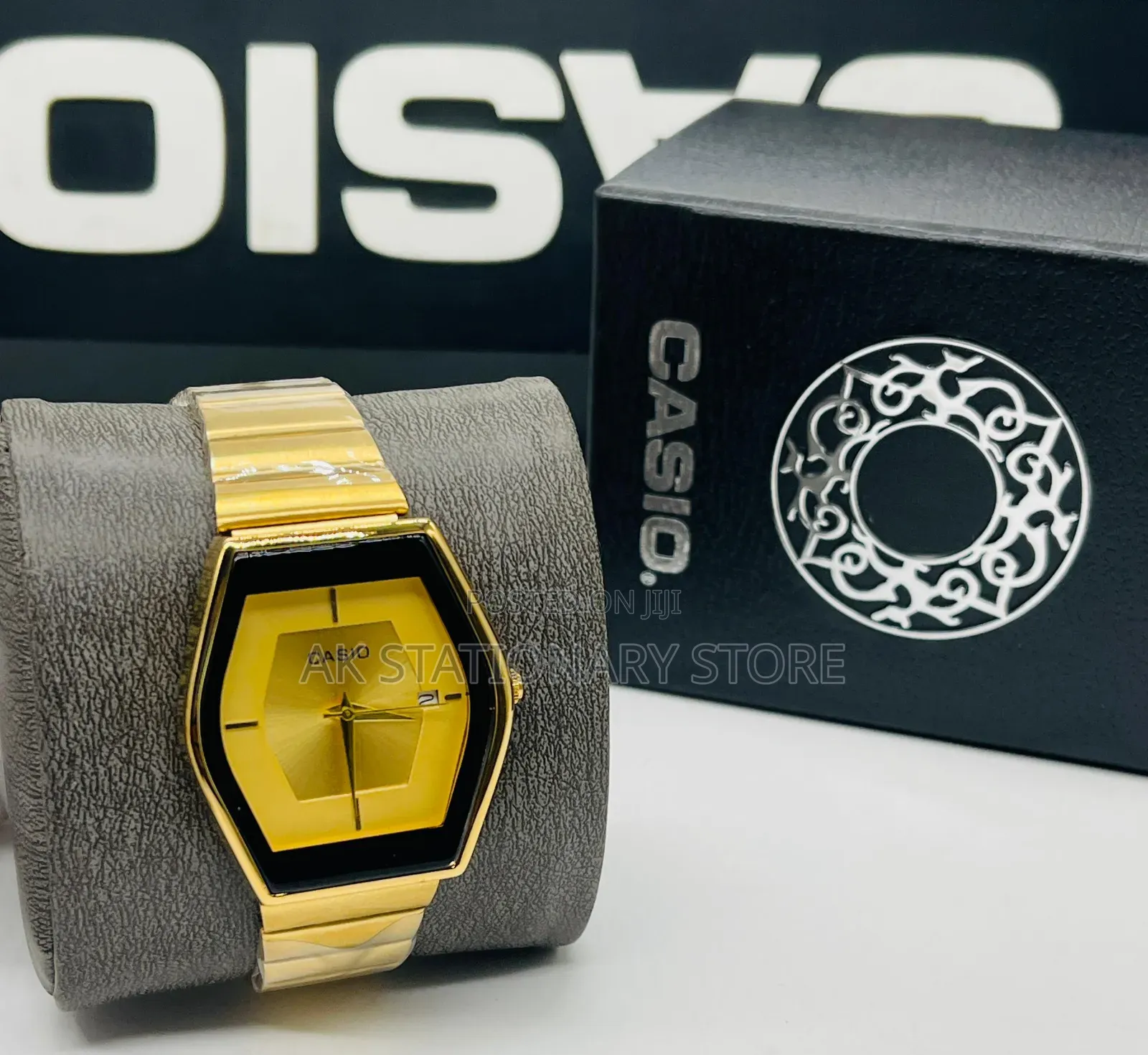 Chain Casio Analog Wristwatch With Box