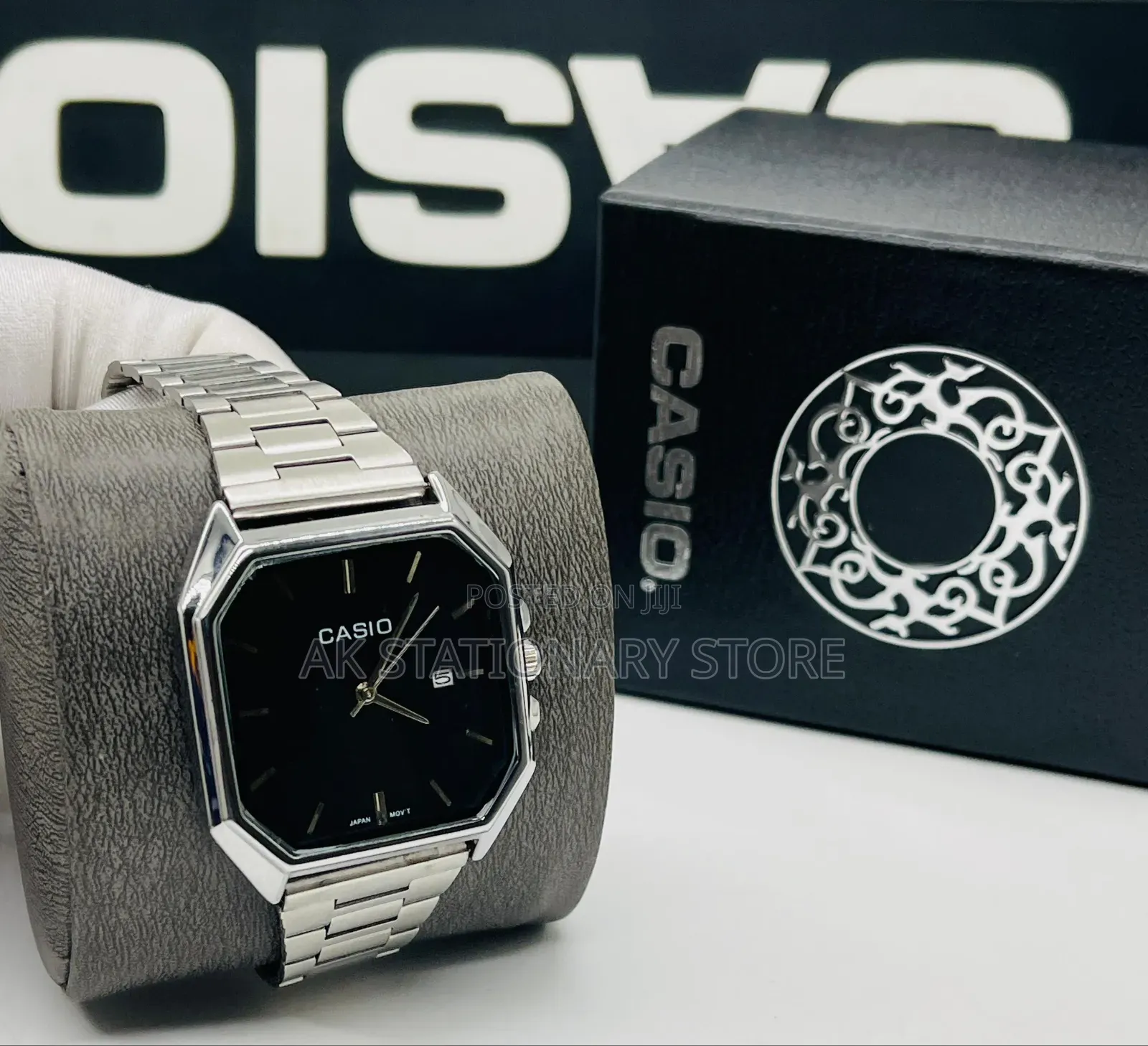Chain Casio Analog Wristwatch With Box