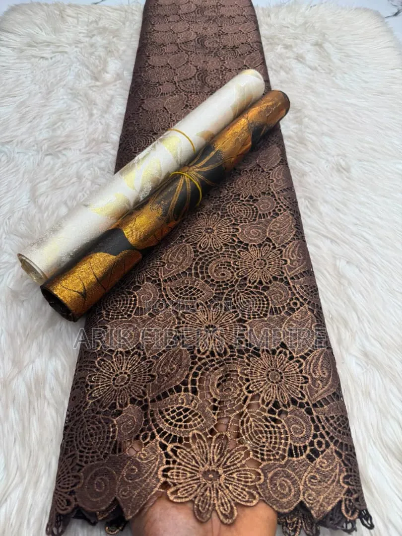 Metalic Guipre Cord Lace