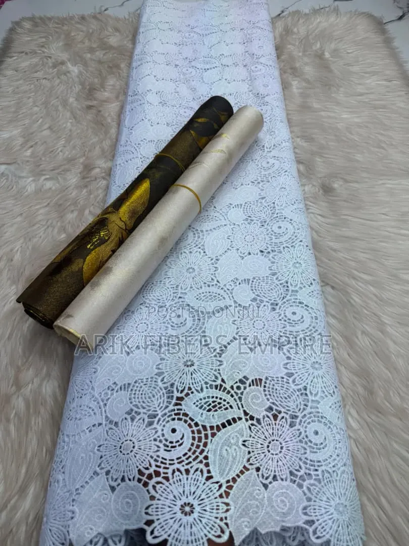 Metalic Guipre Cord Lace