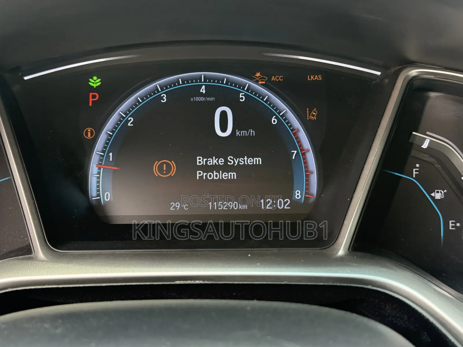 Honda Civic Touring Coupe 2019 Red
