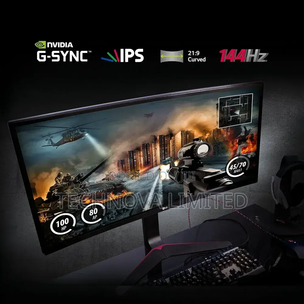 Lg 34uc89g-B 34-Inches Curved Ultrawide Ips 144hz Gaming Monitor G-Sync
