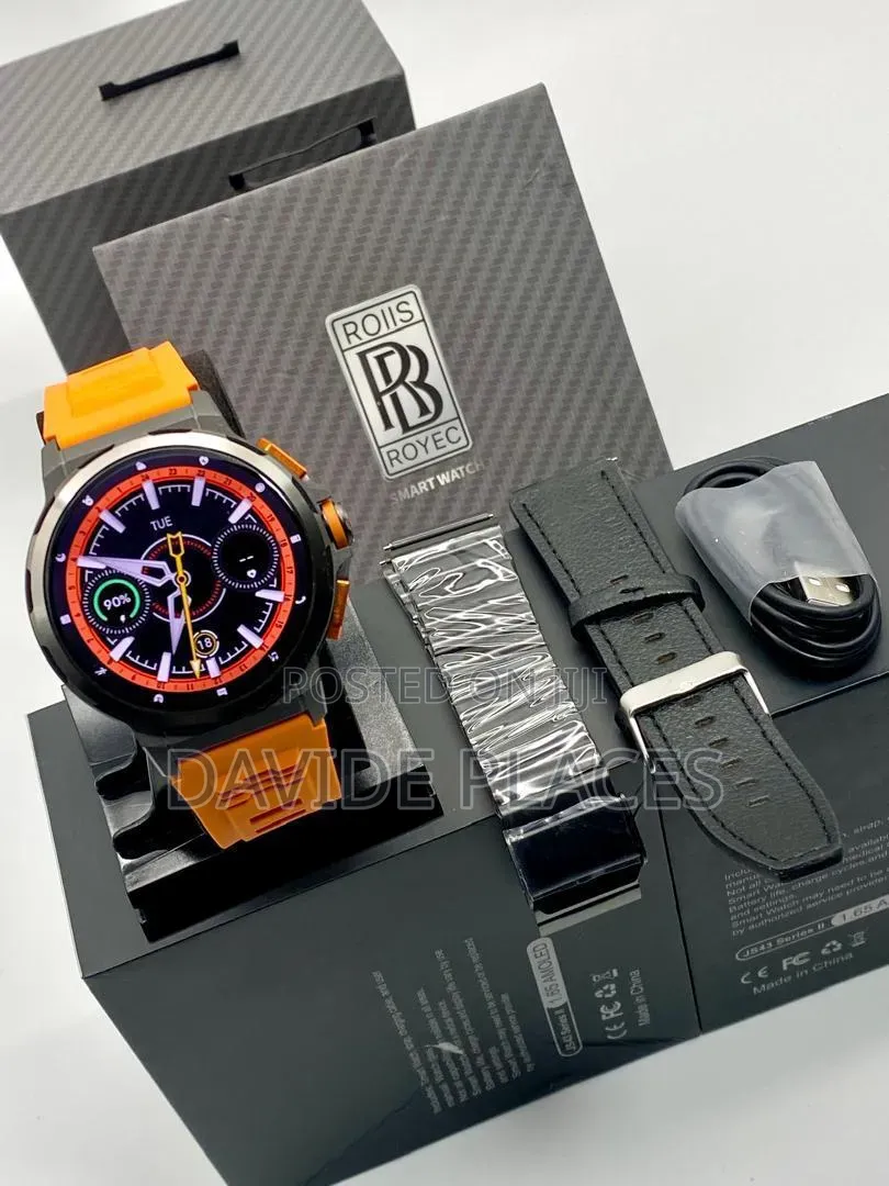 Rolls Royec Smartwatch 
Features Include :
- Fitness Tracking