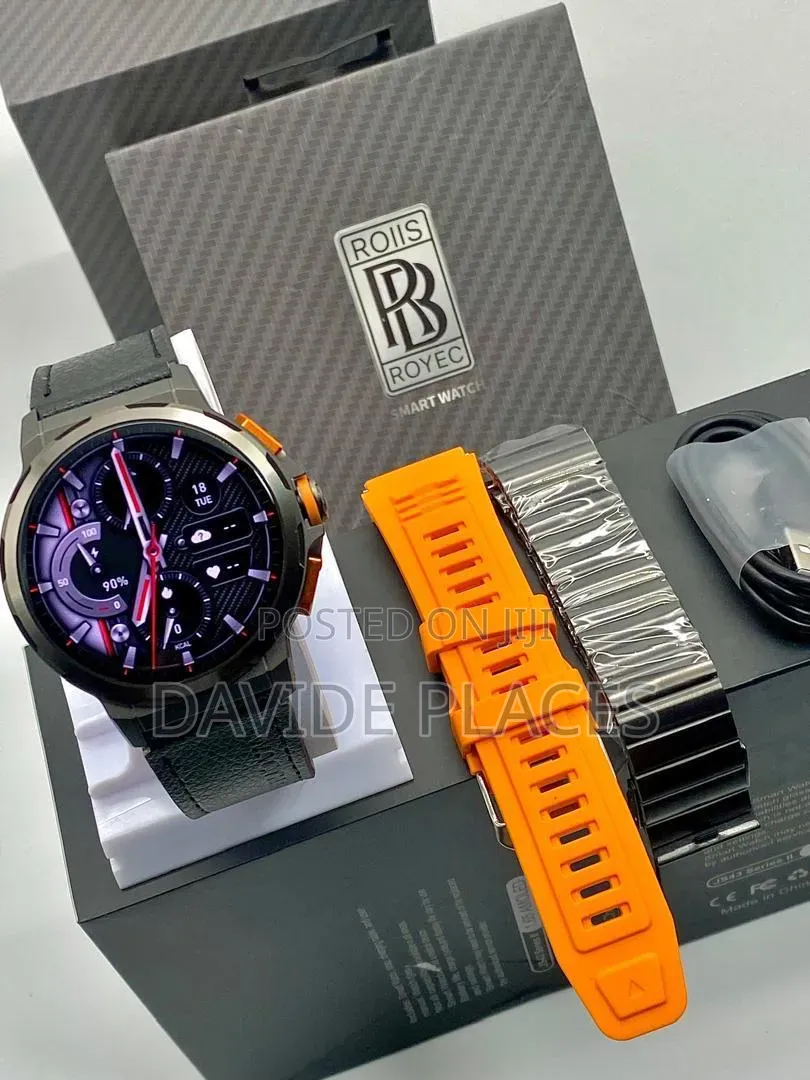 Rolls Royec Smartwatch 
Features Include :
- Fitness Tracking