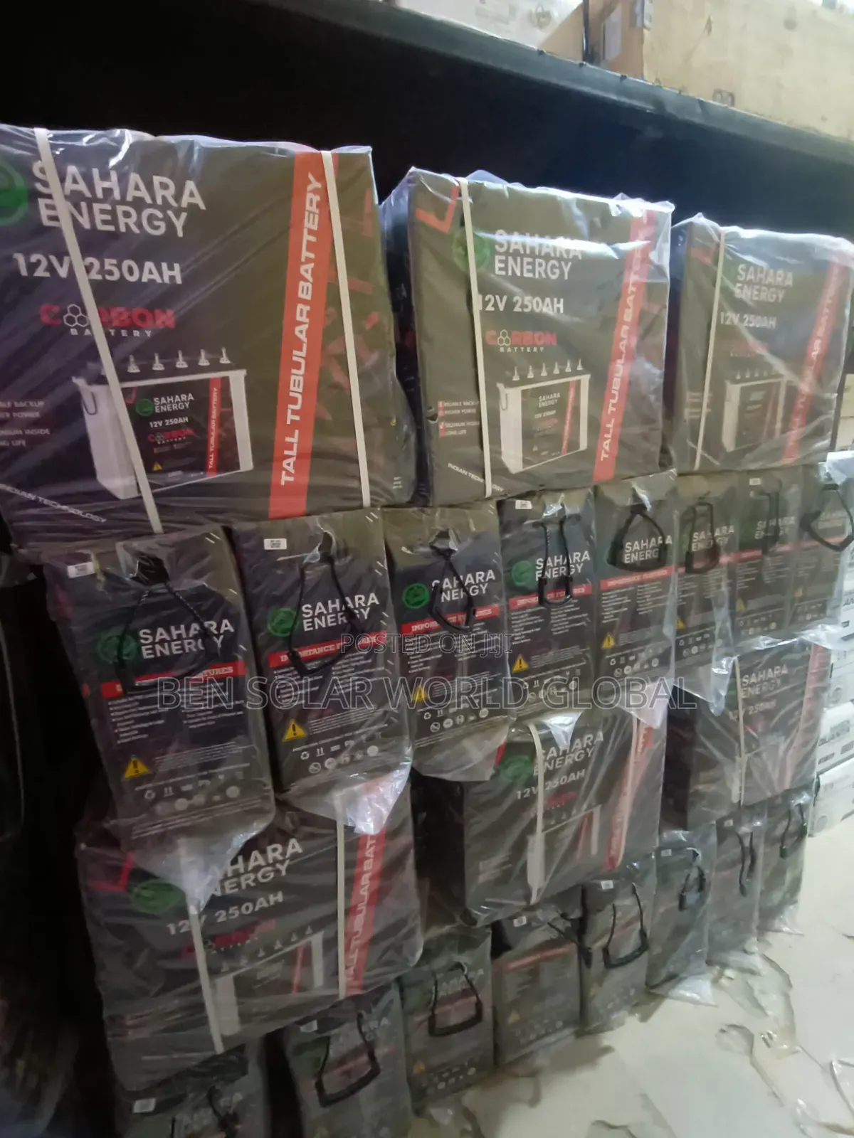 250ah Sahara Energy Solar Tubular Battery 12v