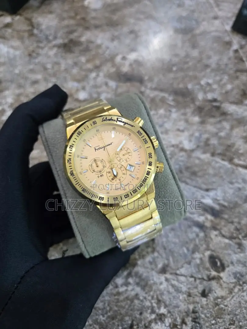 Ferragamo Quality Luxury Men Automatic Engine Wristwatch