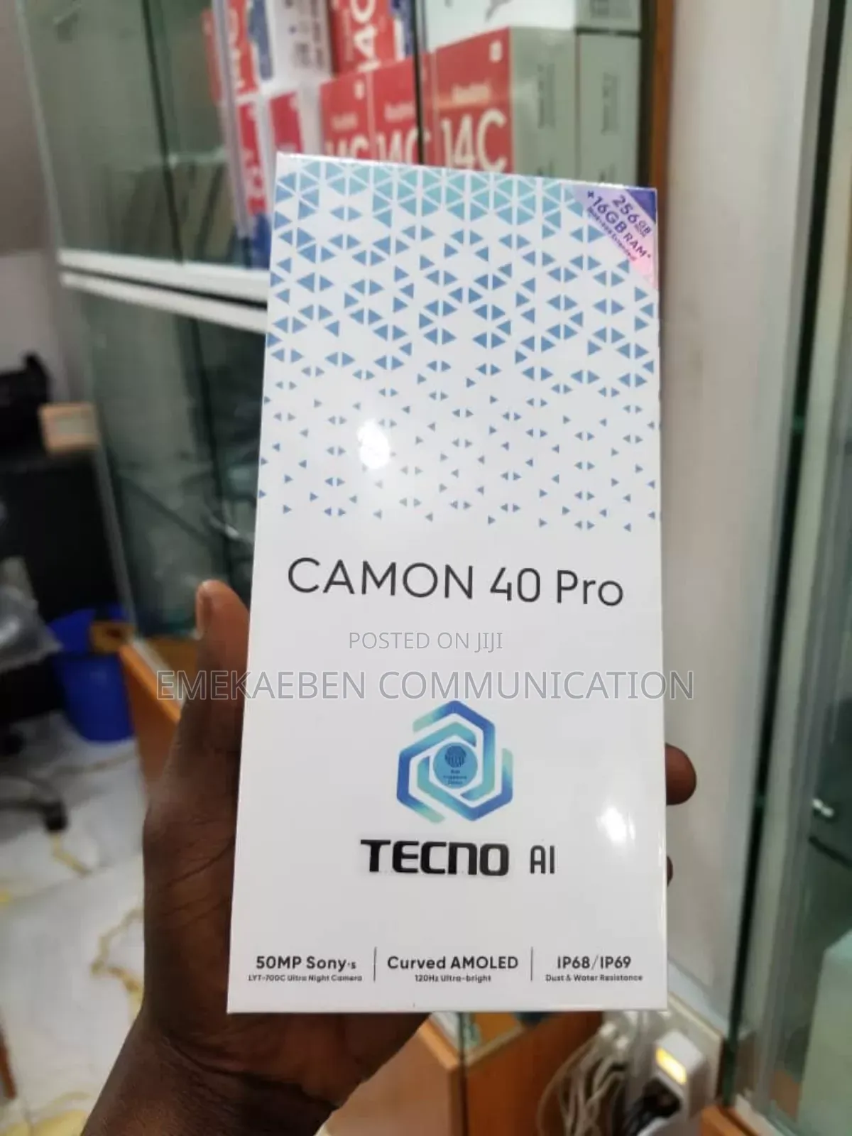 New Tecno Camon 40 Pro 4G 256 GB Black
