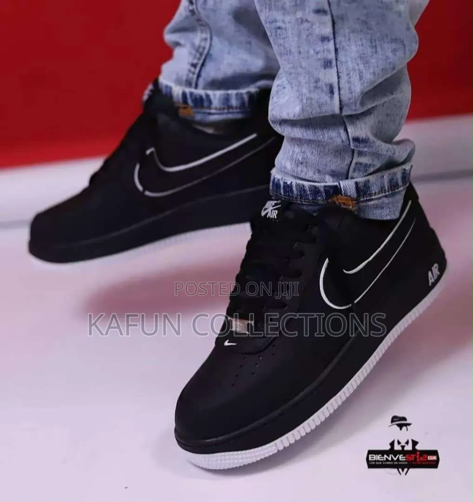 Nike Air Force Black Sneakers