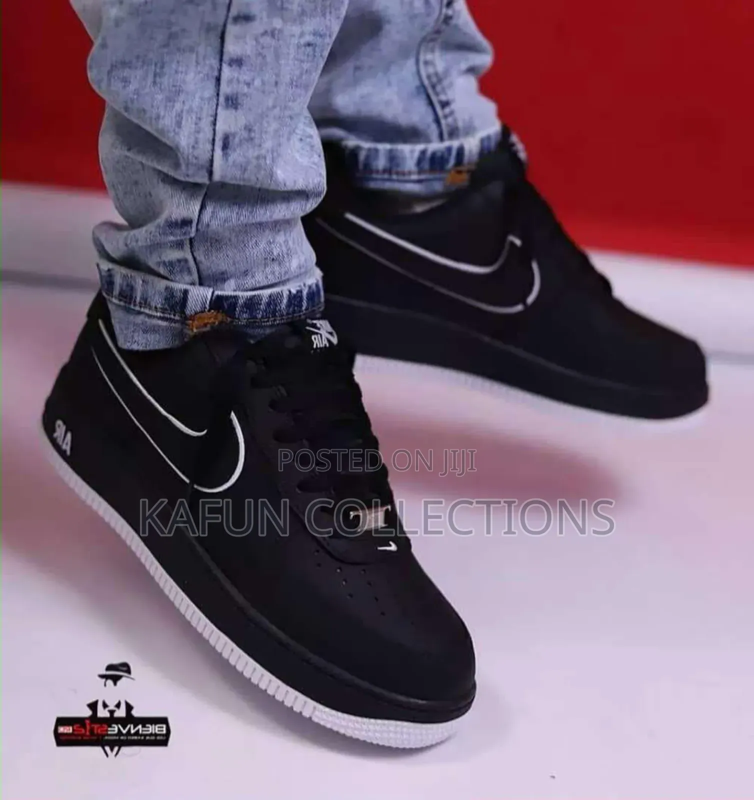 Nike Air Force Black Sneakers