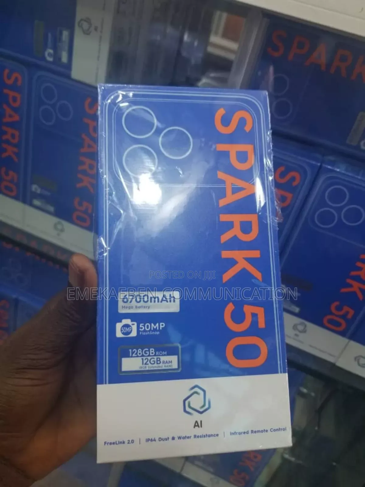 New Tecno Spark 50 128 GB Blue