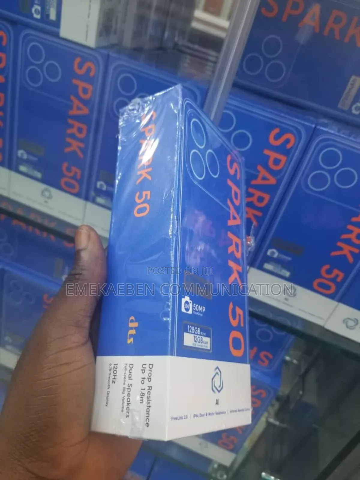 New Tecno Spark 50 128 GB Blue