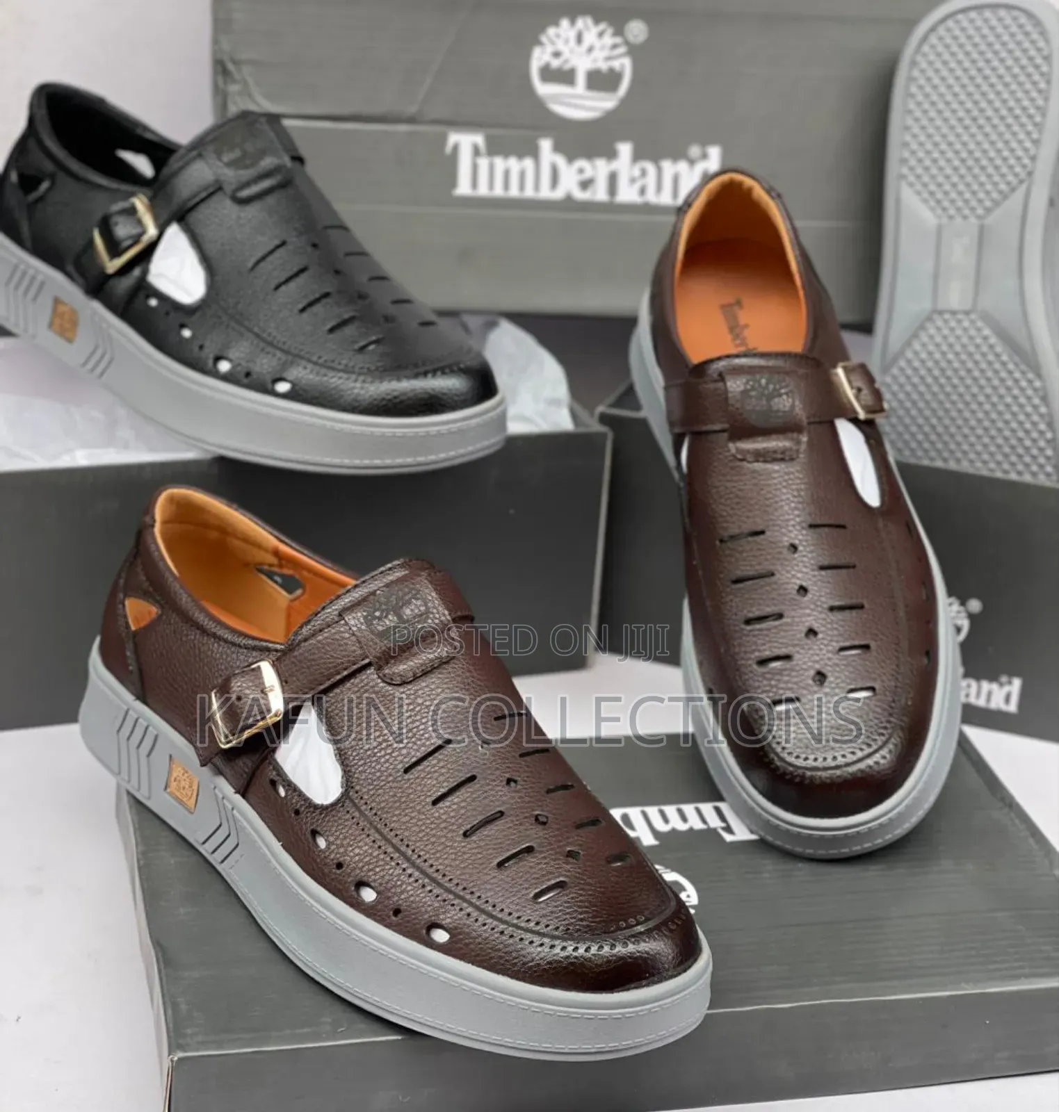 Timberland Brown Leather Shoe-Sandal