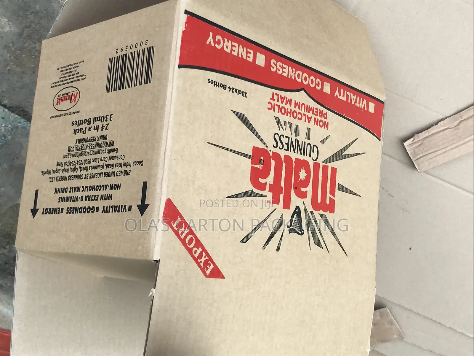 Two Color Printed Carton