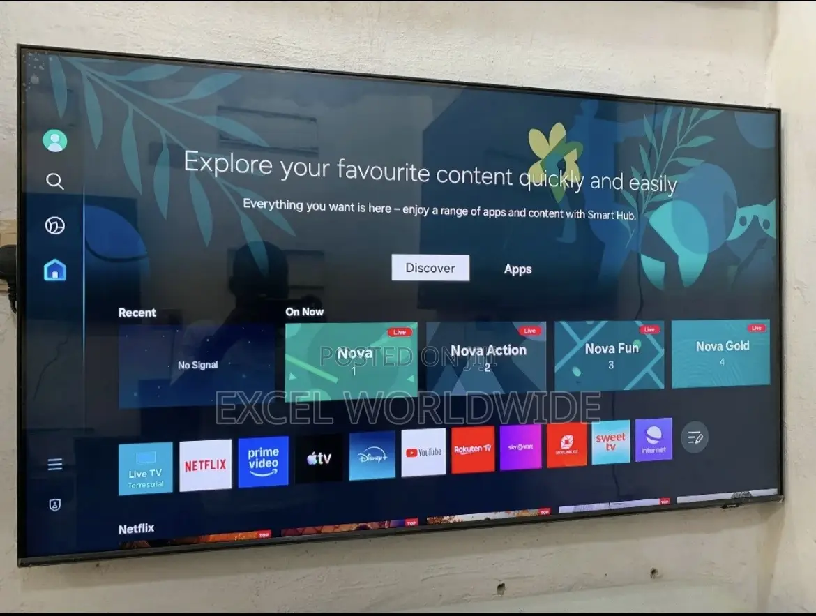 2022 Latest 55”Samsung Qled Smart TV WTH Nice Viewing Experience