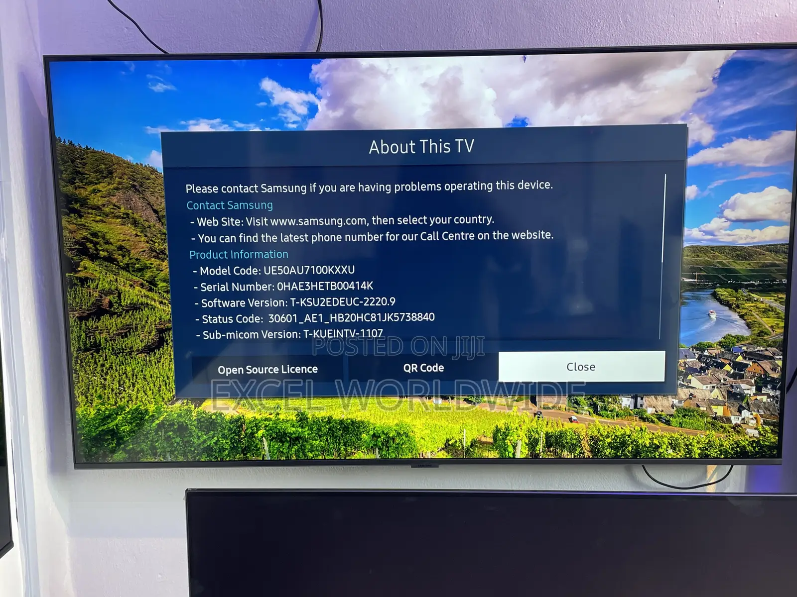 Crispy 50” Slim Designed Samsung Crystal Uhd Smart Tv
