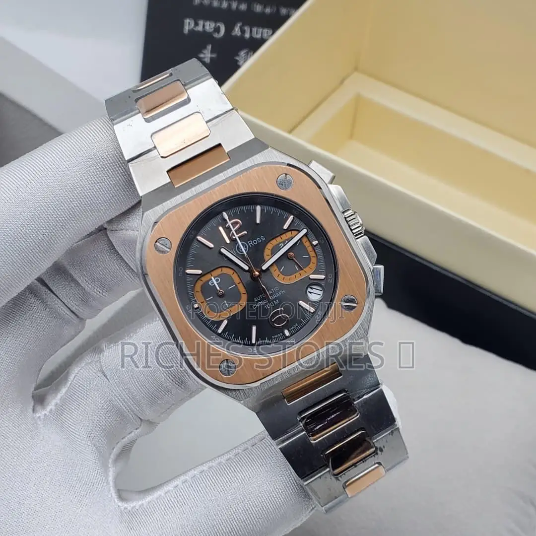 Bell Rose Chronograph Luxury Chain Watch