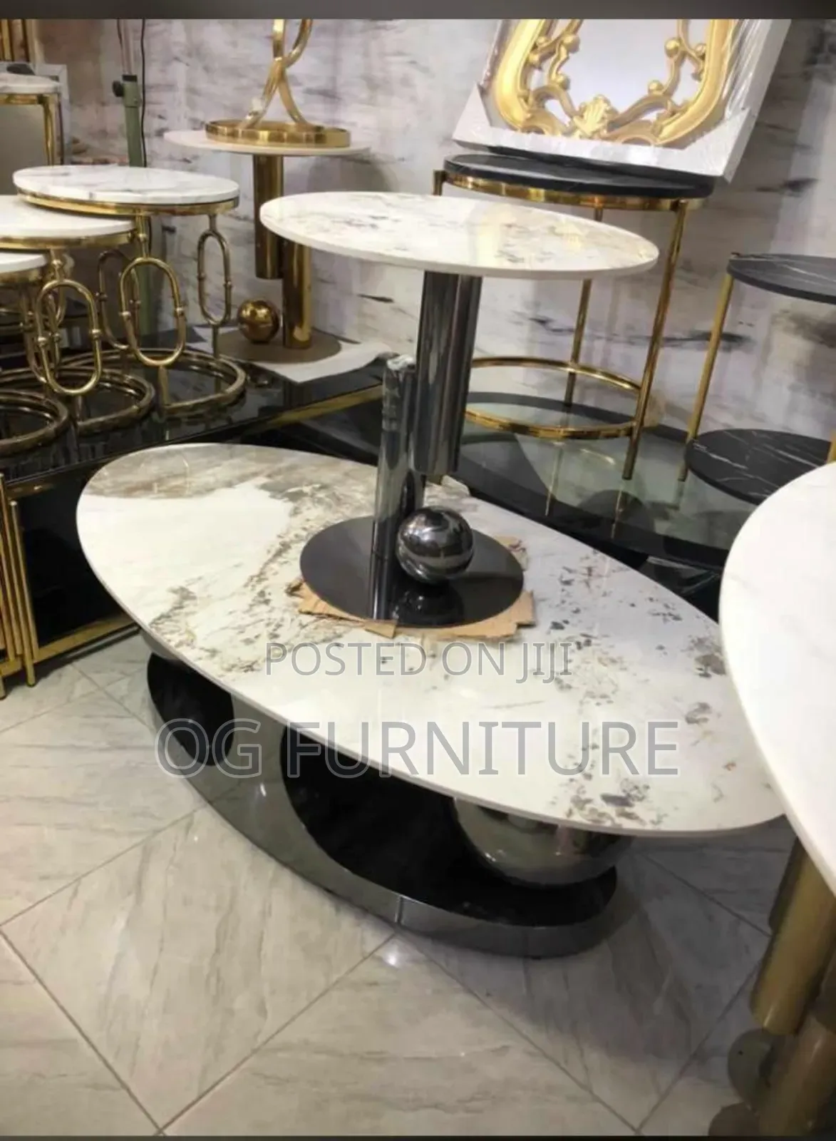 A Marble Center Table Available as Seen