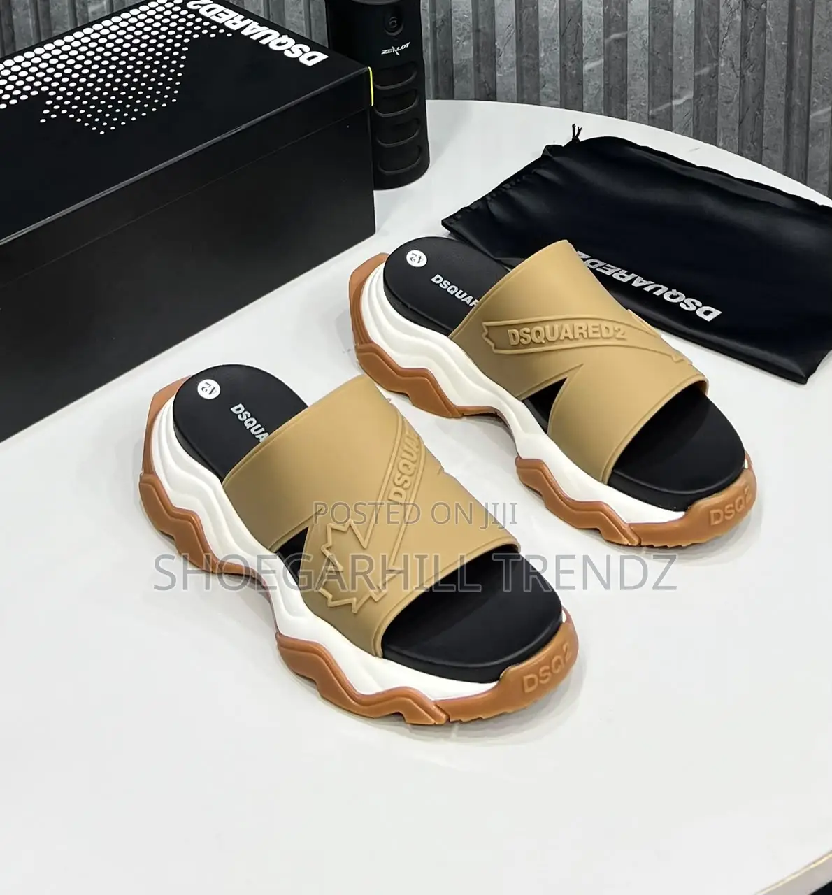 Dsquared Premium Slippers for Men – Luxury Comfort