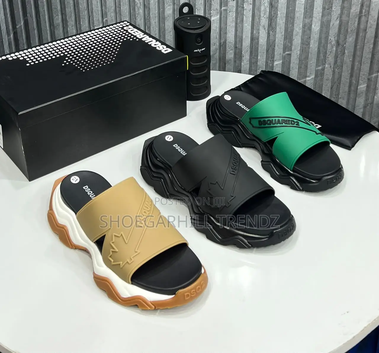 Dsquared Premium Slippers for Men – Luxury Comfort