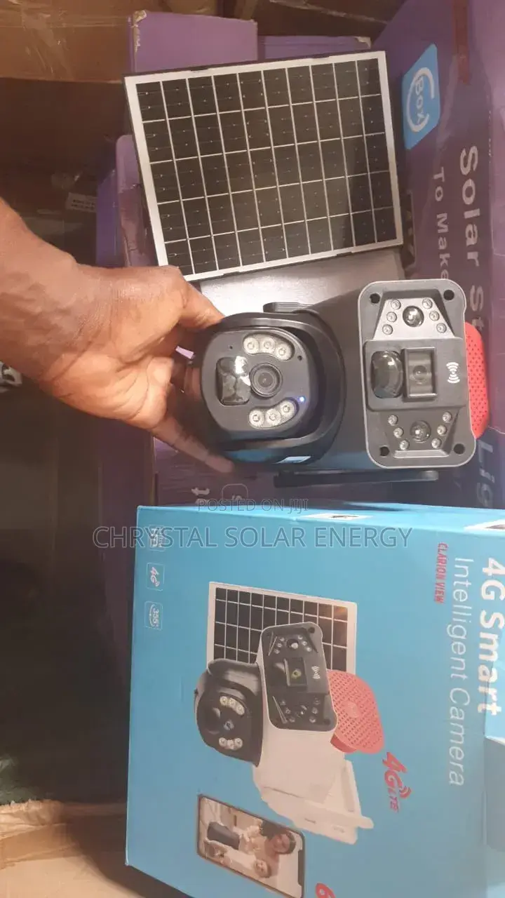 Uhd4k 2in1 Dual Lens Security CCTV Solar Camera With Mobile Control