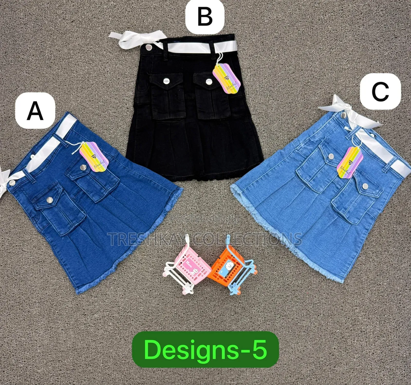 Quality Assured Kids Jeans Skirt