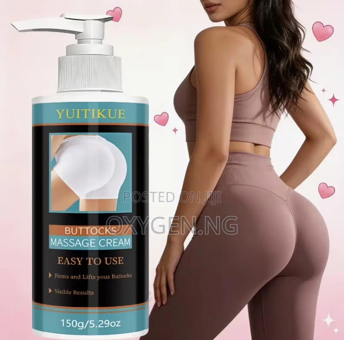 Original Hips Buttocks Enlargement Cream(100% Effective Herbal Lotion)