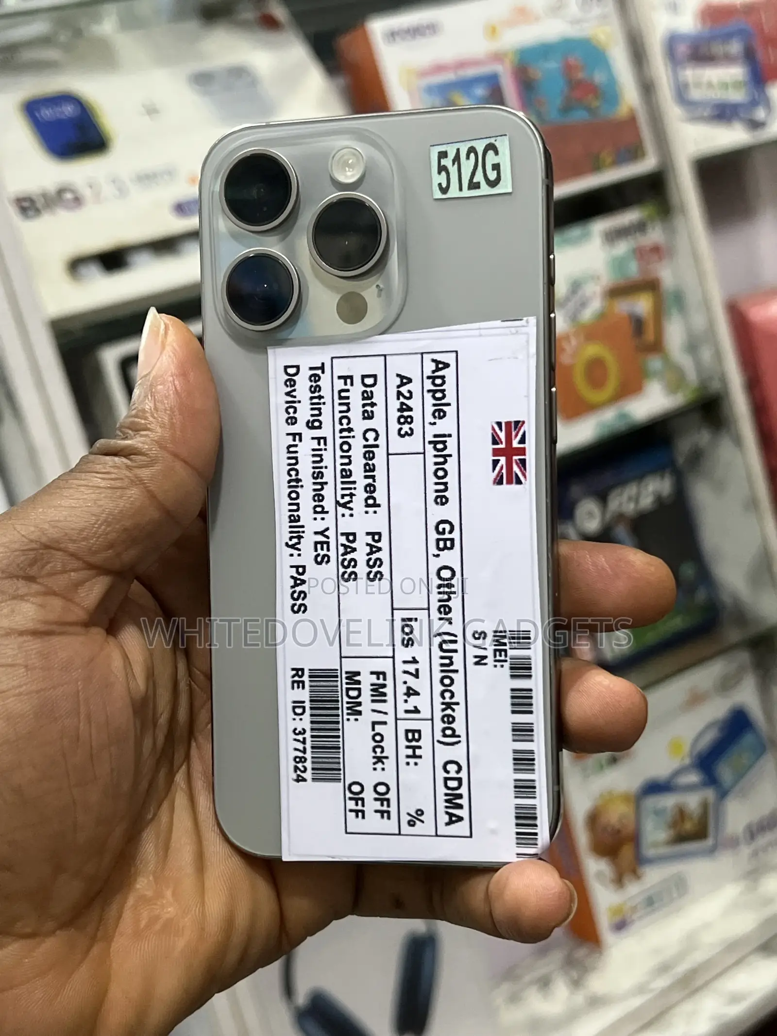 Apple iPhone 15 Pro 512 GB Silver