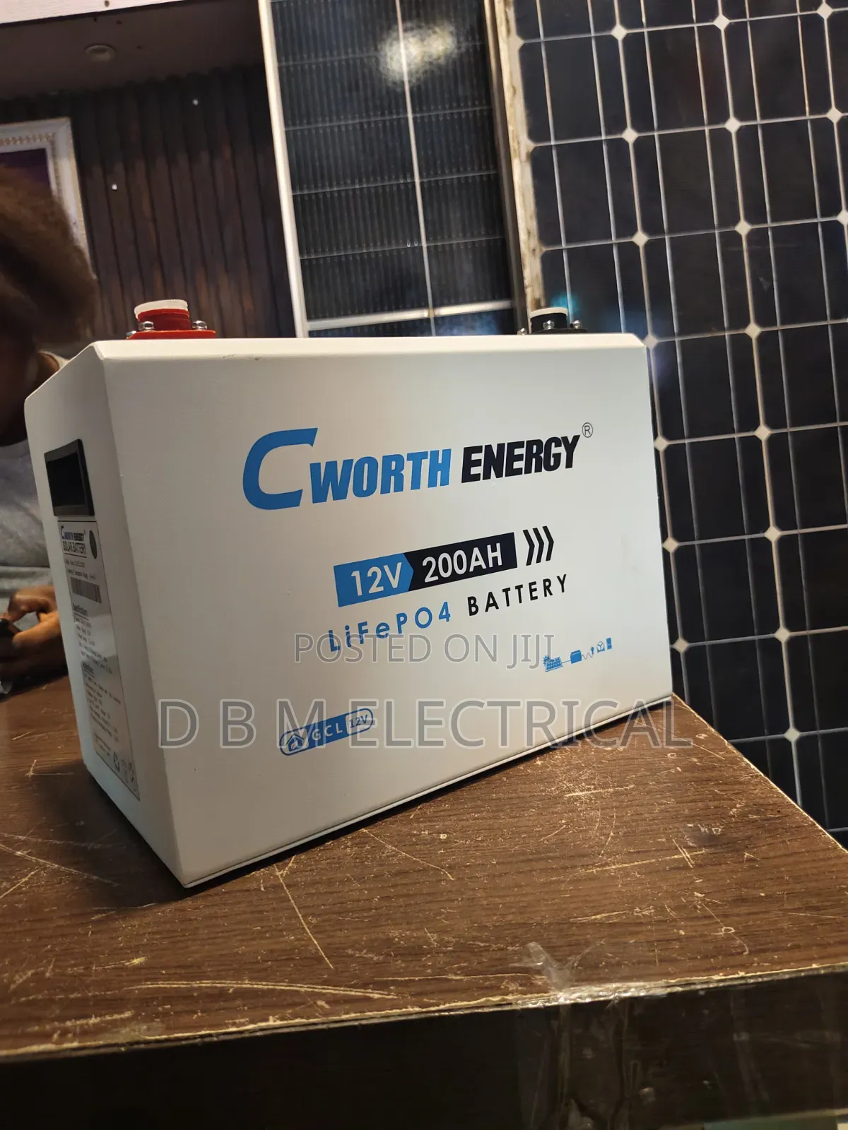 Cworth Solar Lithium Battery 200ah 2.5kwh 12v