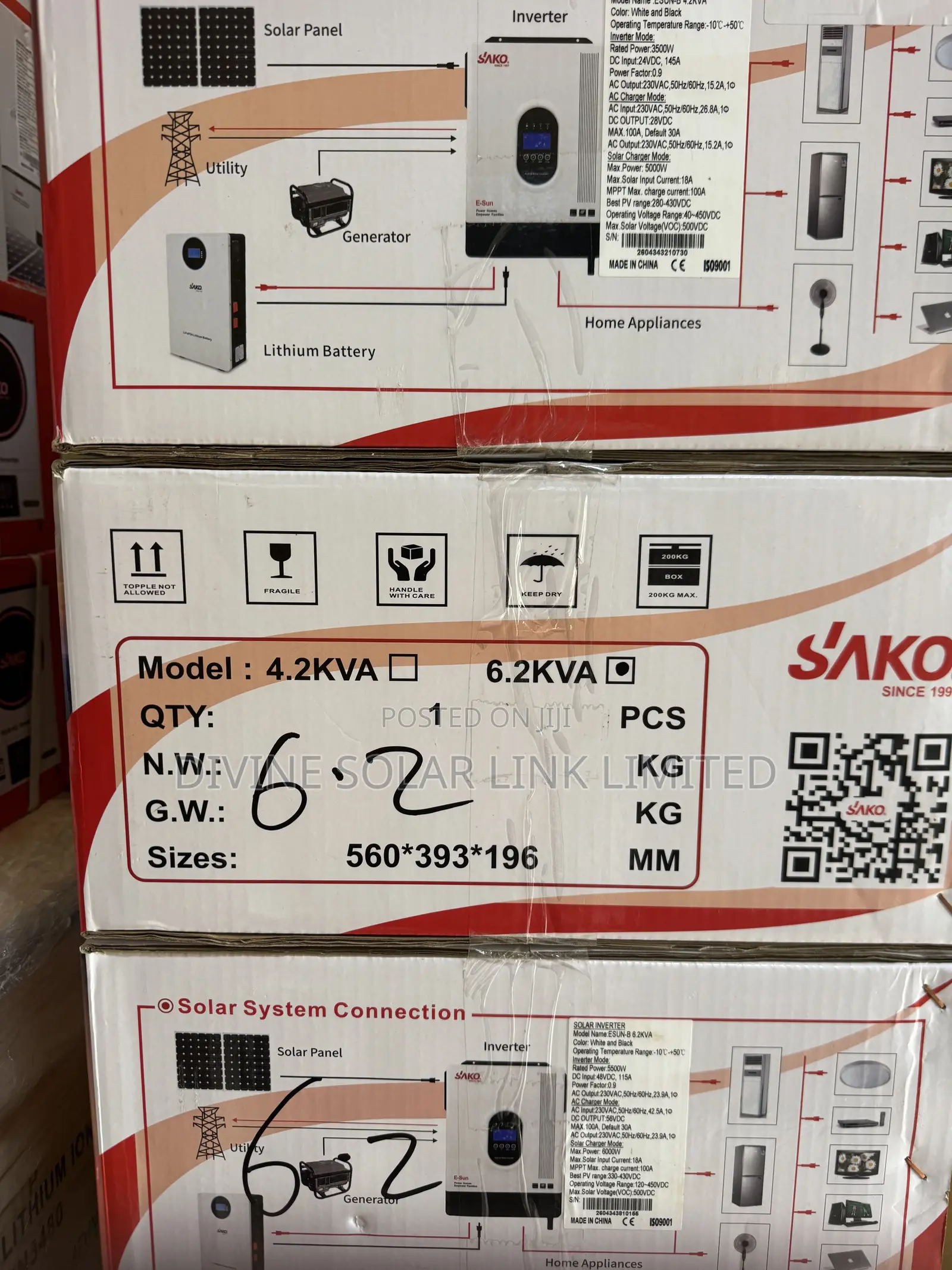 Sako 6.2kva 48v Hybrid Inverter in Lagos