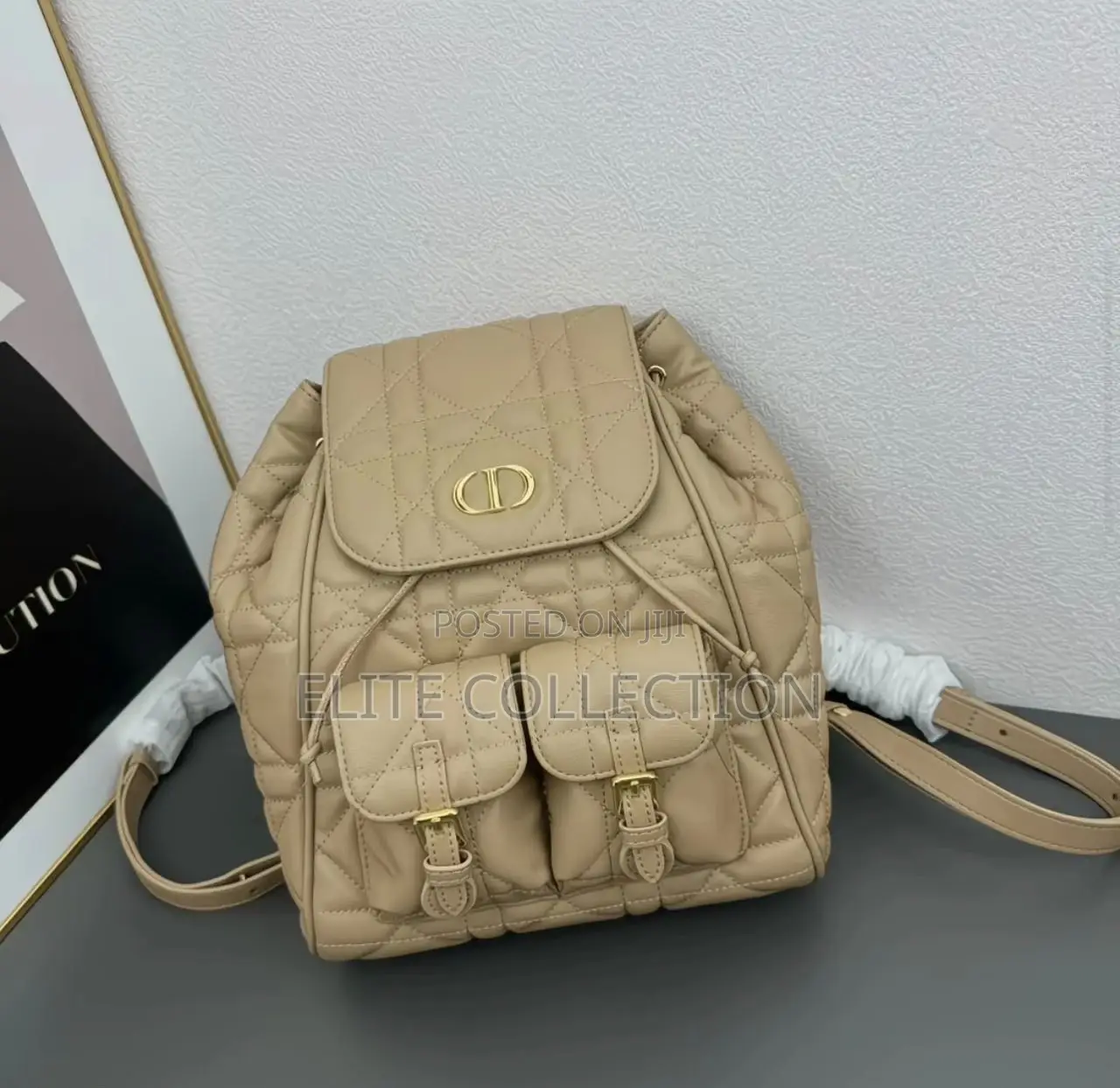 Dior Backpack Luxury Quality Nude Color Luxe! Big Size Available