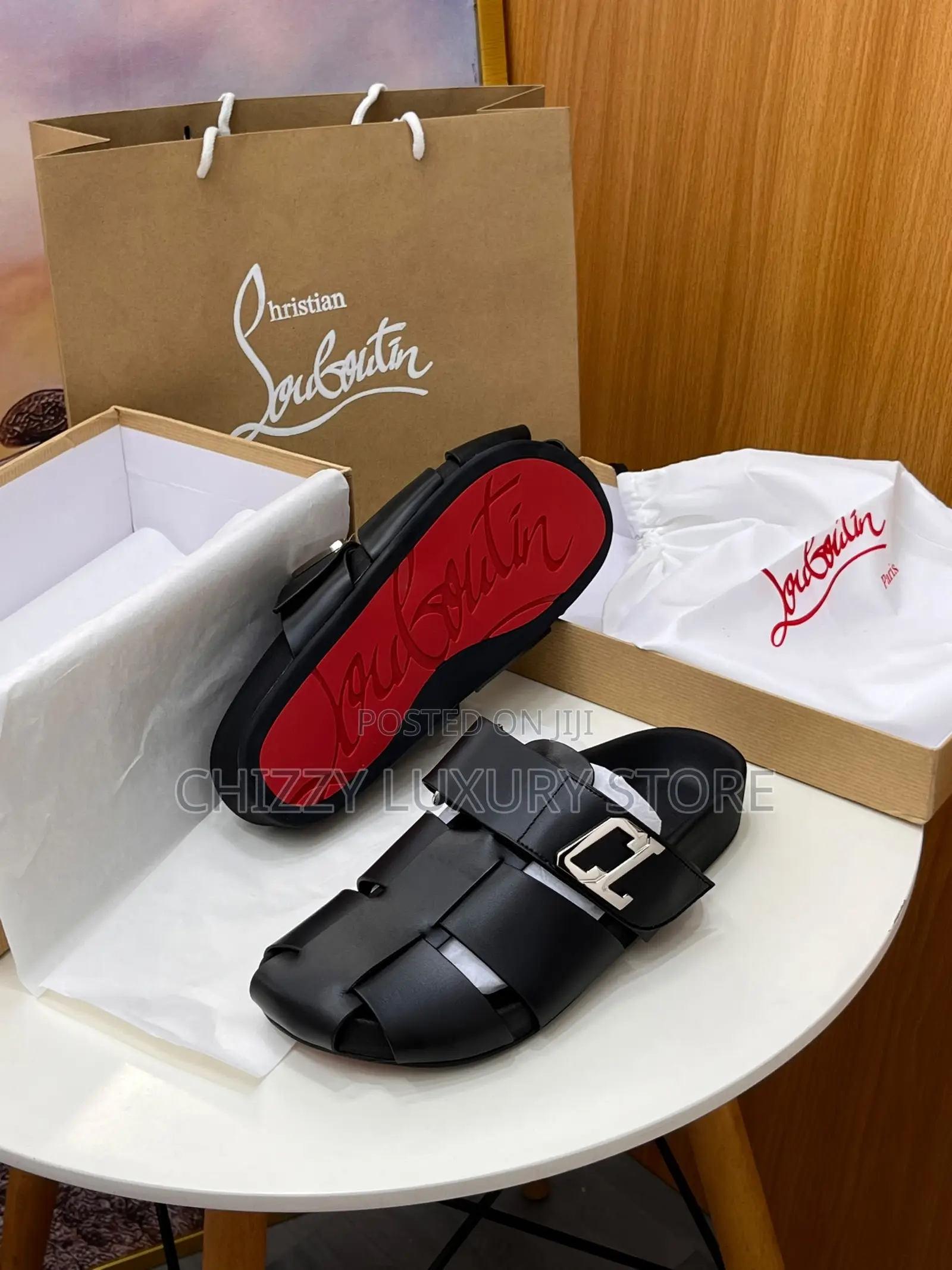 Christian Louboutin Quality Luxury Men Pams